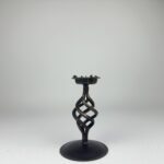 Pinecone Candlestick | Handcrafted Metal Spiral Design Candle Holder for Rustic Decor - Image 3