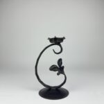 Verdant Candlestick | Handcrafted Metal Leaf Design Candle Holder for Botanical Decor - Image 3