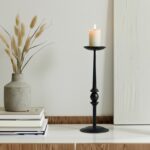 Zenith Candlestick | Handcrafted Modern Metal Candle Holder for Minimalist Decor