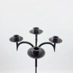 Hand Forged Iron Floor Candelabra 49" (124cm) Antique Copper Patina 5-Arm Classic Candle Holder Gothic Church Decor - Image 6