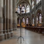 Hand Forged Iron Floor Candelabra 49" (124cm) Antique Copper Patina 5-Arm Spiral Vine Stem Candle Holder Gothic Decor - Image 5