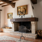 Hand Forged Iron Floor Candelabra 52" (132cm) Antique Copper Patina 3-Arm Grand Vertical Statement Decor - Image 2