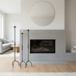 Hand Forged Iron Candelabra Set of 3 (100-120cm) Antique Copper Finish Classic Spindle Node Floor Set - Image 3