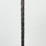 Hand Forged Iron Candelabra Set of 3 (93-113cm) Antique Copper Finish Hammered Stem with Decorative Knop - Image 7