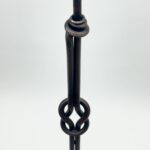 Hand Forged Iron Floor Candelabra (110cm) Hercules Knot Double Stem - Antique Copper or Gold Finish - Image 8
