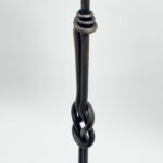 Hand Forged Iron Floor Candelabra (110cm) Hercules Knot Double Stem - Antique Copper or Gold Finish - Image 13