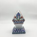Handmade Ceramic "Newel Post Finial" (Tırabzan) Art Object (10cm) Traditional Ottoman Architectural Form - Solid Decorative Sculpture - Image 5