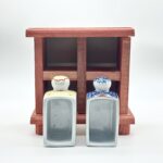 Handmade Wooden Mini Chest & Ceramic Drawer Set (4-Slot) - Rustic Vanity & Desk Organizer for Jewelry, Art Supplies, Trinkets - Image 8