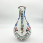 Handmade Ceramic "Ibrik" Pitcher Vase (25cm) - Red Tulip & Blue Hyacinth Pattern - Traditional Turkish Ewer - Image 7