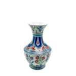 Handmade Ceramic Classic Vase (30cm) - Cobalt Blue Shoulder & Spring Blossoms - Timeless Floral Decor - Image 6