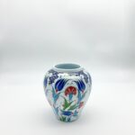 Handmade Ceramic "Kupecik" Ginger Jar (20cm) - Classic Iznik Tulip & Carnation Pattern - Lidded Home Decor - Image 10