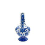 Handmade Ceramic "Ibrik" Ewer (20cm) - Classic Blue & White Lotus & Arch Pattern - Traditional Ottoman Pitcher - Image 6