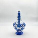 Handmade Ceramic "Ibrik" Ewer (20cm) - Classic Blue & White Lotus & Arch Pattern - Traditional Ottoman Pitcher - Image 8