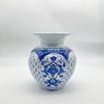 Handmade Ceramic Vase (20cm) - Classic Blue & White Floral Medallions - Traditional Iznik Decor - Image 7