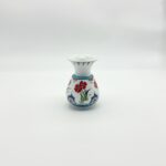 Handmade Ceramic Petite "Kandil" Vase (15cm) - Red Spring Blossoms - Traditional Iznik Decor - Image 6
