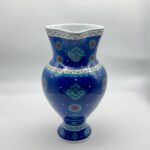 Handmade Ceramic Pitcher (25cm) - Deep Blue "Fish Scale" Pattern - Iznik Jug with Handle - Image 6