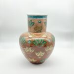 Handmade Ceramic Ata Vase (30cm) Anatolian Golden Fields and Turquoise Rim - Image 7