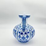 Handmade Ceramic Ewer Pitcher (20cm) Classic Blue and White Floral - Image 6