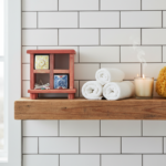 Handmade Wooden Mini Chest & Ceramic Drawer Set (4-Slot) - Rustic Vanity & Desk Organizer for Jewelry, Art Supplies, Trinkets - Image 4