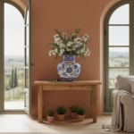 Handmade Monumental Ceramic Urn (50cm) - Classic Blue & White "Baba Nakkas" Style - Large Floor Vase - Image 2