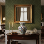 Handmade Ceramic Grand Vase (50cm) Traditional Iznik Blue & White Palace Design - Monumental Centerpiece / Floor Vase - Image 5