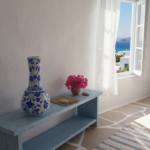 Handmade Ceramic "Gonca" Vase (25cm) - Classic Blue & White Floral Pattern - Traditional Ottoman Home Decor - Image 3