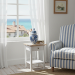 Handmade Ceramic "Kupecik" Ginger Jar (20cm) - Blue Iznik Tulips on Stippled Dotwork - Lidded Vase - Image 2