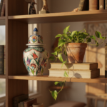 Handmade Ceramic "Kupecik" Ginger Jar (20cm) - Vibrant Spring Garden Pattern - Lidded Home Decor - Image 2