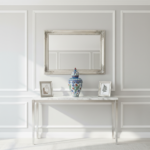 Handmade Ceramic Vizier Jar (30cm) Carved Relief Texture and Ottoman Red Tulips - Image 2