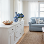 Handmade Ceramic Lidded Vase (30cm) - Blue & White Tulips & Cloud Collar - Classic Iznik Decor - Image 3