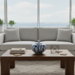 Handmade Ceramic Lidded Trinket Jar (14cm) Traditional Blue & White Tulip Pattern - Decorative Jewelry & Storage Box - Image 2