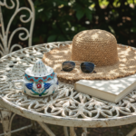 Handmade Ceramic Decorative Lemon Juicer Sculpture - Hand-Painted Iznik Tulips - Kitchen Shelf Decor Accent (Not Food Safe) - Image 3