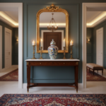 Handmade Ceramic Lidded Jar (30cm) - The Vizier Vase - Purple & Yellow Florals with Braided Red Trim - Image 3