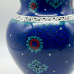 Handmade Ceramic Pitcher (25cm) - Deep Blue "Fish Scale" Pattern - Iznik Jug with Handle - Image 4