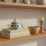 Handmade Ceramic Decorative Lemon Juicer Sculpture - Hand-Painted Iznik Tulips - Kitchen Shelf Decor Accent (Not Food Safe) - Image 6