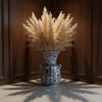 Handmade Ceramic Kandil Vase (50cm) Classic White Triple Handled Floor & Table Decor - Image 2