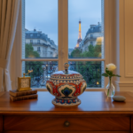 Musée du Louvre Heritage Collection: 16th Century Iznik Quartz Lidded Bowl Replica - Masterpiece Series (Limited Edition) - Image 5