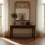 Handmade Ceramic "Shah" Ginger Jar (30cm) - Rare Amber/Orange Ground & Cypress - Traditional Lidded Decor - Image 2