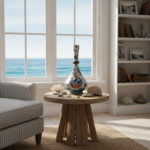 Handmade Ceramic "Galleon" Vase (45cm) - Ottoman Ships & Waves - Symbol of Journey & Abundance - Image 5