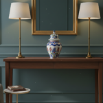 Handmade Ceramic Small Lidded Vase (20cm) - "Küpecik" Form with Colorful Tulips - Elegant Tabletop Accent - Image 2