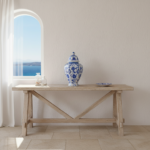 Handmade Ceramic Faceted Ginger Jar (30cm) - Classic Blue & White Lotus Pattern - Large Lidded Decor - Image 5