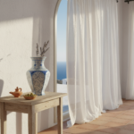 Handmade Ceramic Vase (30cm) - Golden Horn "Halic" Spirals - Blue & White Iznik Decor - Image 5