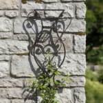 Hand-Forged Wrought Iron Vase Wall Art (Amphora Silhouette) Garden Wall Sculpture - Image 6