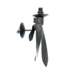 Hand-Forged Wrought Iron Wall Sconce Body (Antique Copper Patina) Classic Scroll Fixture - Image 2