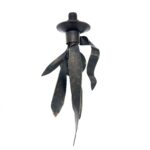 Hand-Forged Wrought Iron Wall Sconce Body (Antique Copper Patina) Classic Scroll Fixture