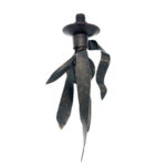 Hand-Forged Wrought Iron Wall Sconce Body (Antique Copper Patina) Classic Scroll Fixture