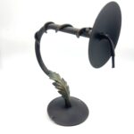 Hand-Forged Wrought Iron Wall Sconce Body (Botanical Vine & Leaf Motif) Artistic Fixture - Image 6