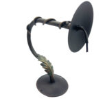 Hand-Forged Wrought Iron Wall Sconce Body (Botanical Vine & Leaf Motif) Artistic Fixture - Image 4