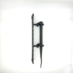 Hand Forged Wrought Iron Door Pull Handle Gold Patina Classical Architectural Hardware - Image 5