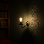 Hand-Forged Wrought Iron Wall Sconce Body (Botanical Vine & Leaf Motif) Artistic Fixture - Image 3